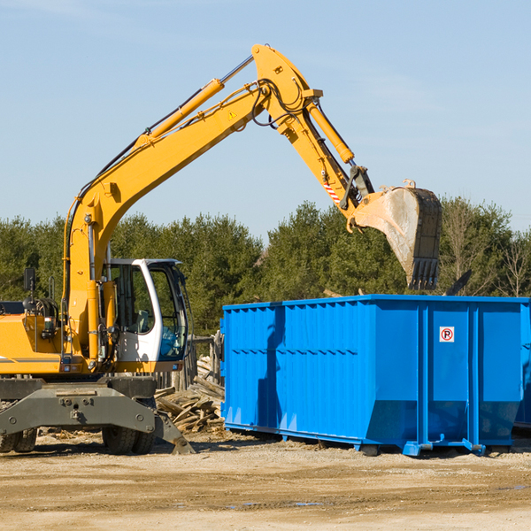 can i choose the location where the residential dumpster will be placed in Greenville